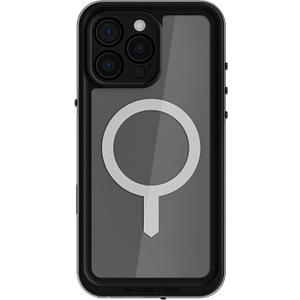 Ghostek Nautical Slim iPhone 16 Pro Max Waterproof Case - Built-in Screen and Camera Lens Protector, Compatible with Apple MagSafe Accessories Designed for Apple iPhone 16 Pro Max (6.9", Clear)