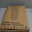 Stuffed Animal Storage Zoo Organizer  Tall Wooden Tower Holder for Large Plush Toys  Vertical Space Saving Cage Display  Kids Playroom Nursery Bedroom Toy Organization Solution (Natural)