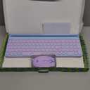 seenda Bluetooth Keyboard and Mouse for iPad, CTU-301 Wireless Multi-Device Connection Bluetooth+2.4G Keyboard Mouse Combo with Tablet Holder for iPad/Macbook/Windows, iOS/Andriod/Phone, Blue & Purple