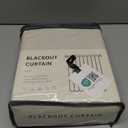 100% Blackout Shield Linen Blackout Curtains for Bedroom 96 Inches Long, Back Tab/Rod Pocket Living Room Drapes, Thermal Insulated Blackout Curtains 2 Panels Set, 50" W x 96" L,Cream