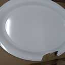 Carlisle FoodService Products Displayware Plastic Catering Platter 21" x 15" White
