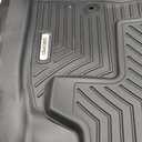 OEDRO Floor Mats for Honda Pilot 8 Passenger (No Elite Models) 2016-2022 All-Weather TPE Waterproof Floor Liners Includes 1st, 2nd and 3rd Row: Full Set Black Car Accessories