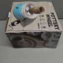 Goody King Mini Pottery Wheel-9.4Pottery Wheel for Adults Beginners Kids, Upgraded Movable Turntable with Adjustable Speed with 16 Pottery Shaping Tools, Supports Forward and Reverse Rotation-Pink