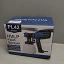 Paint Sprayer, HVLP Spray Gun with Cleaning & Blowing Joints, 4 Nozzle Sizes & 3 Spray Patterns, Easy to Clean, for Furniture, Cabinets, Decks, Walls, Doors, DIY Projects, etc.