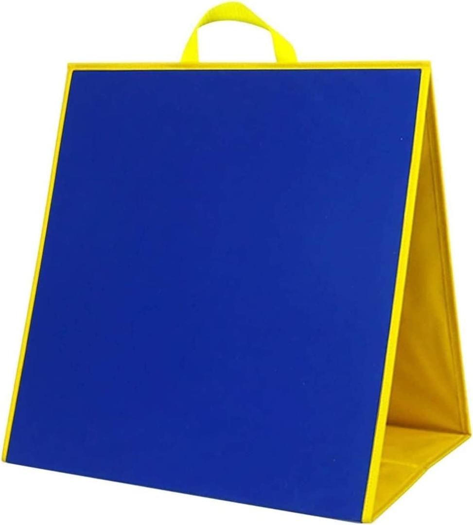 Topwon Felt Board, Folding Flannel Playboard Preschool Toddler Stories Boards, Animal Story Learning Double-Side Stand Flannel Board (Not Including Animal Felt)