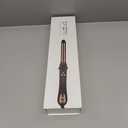 Prizm Rotating Curling Iron, 1inch/25mm Automatic Hair Curler for Long Hair, Self Spinning Barrel, 250-450F with LCD Display, Auto-Shut Off & Dual Voltage, Black