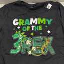 Grammy of the Three Rex Birthday Dinosaur Family Matching T-Shirt, Women L