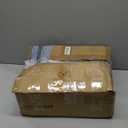 Amazon Basics Solid Wood Saddle-Seat Counter Height Bar Stools for Kitchen Island and Home Bar with Footrest, 29-Inch Height, Black, Set of 2