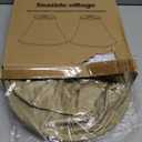 Rustic Lampshades Set of 2, Bell Lamp Shades Replacement 6"x13x10", Medium Faux Leather Lampshades for Table Lamps, Floor Lamps, Hand Crafted(Spider Fitter), Harp Holders Included, Assembly Required