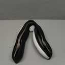 LKWLIKEI Nappa Leather Steering Wheel Cover, Elegant Diamond Checkered Design, Non-Slip wear-Resistant, Enhance Driving Comfort, Suitable for Steering Wheel Diameter 14 1/2-15 Models.Black White