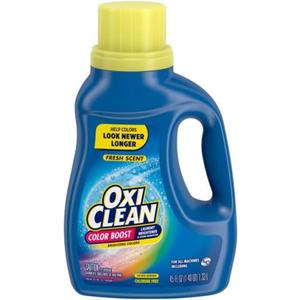 OxiClean Color Boost Laundry Brightener and Stain Remover Liquid Fresh Scent, 45 fl oz