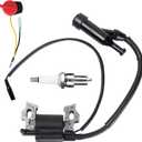 SOFO GX160 Ignition Coil Assembly with Spark Plug for Honda GX200 GX110 GX120 GX140 for Predator 212cc 224cc 5.5hp 6.5hp Engine Minibike Gokart Replacement