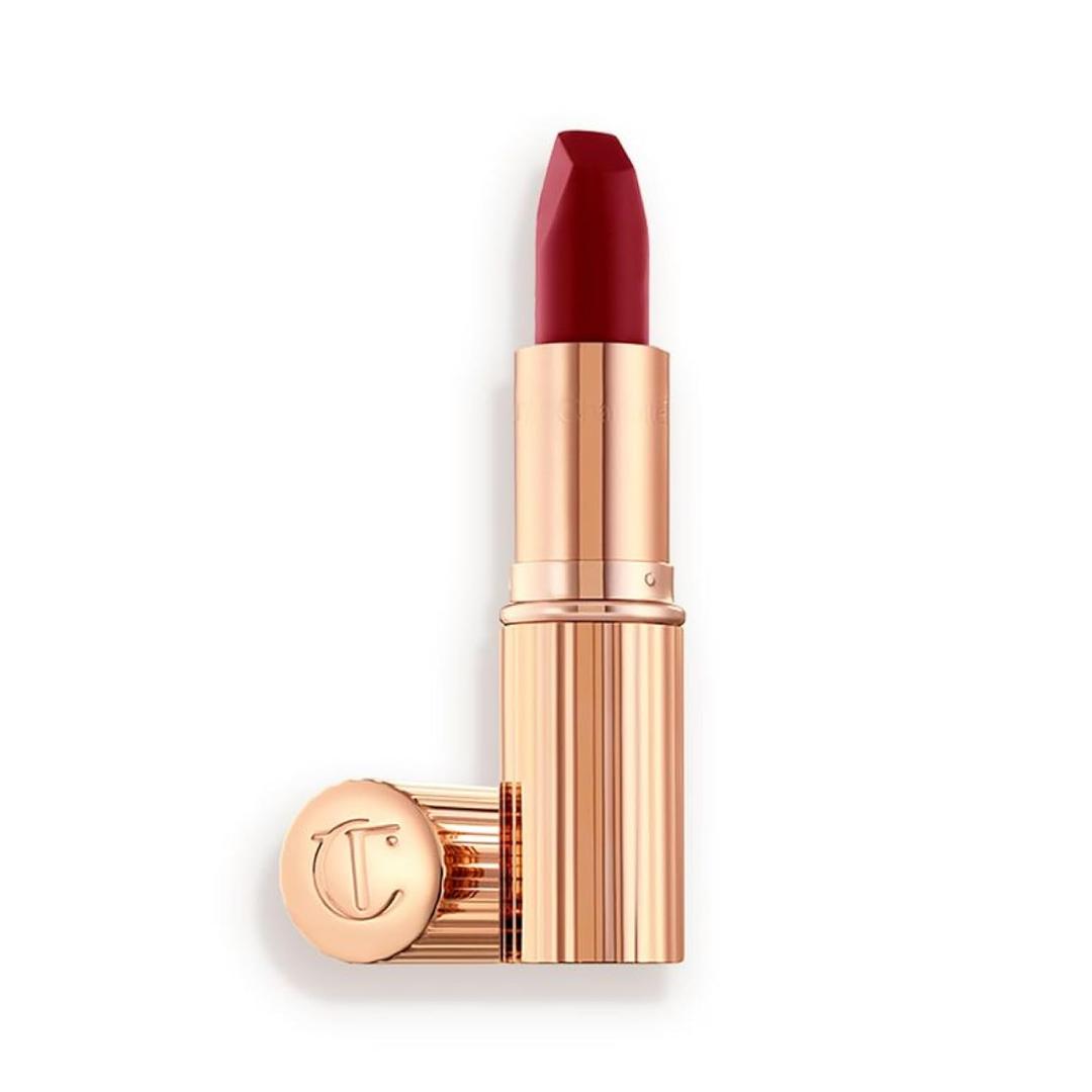 Charlotte Tilbury Matte Revolution Lipstick - Long Lasting, Matte Lipstick with Buildable Color & Lip-Loving Ingredients - Creamy, Easy to Blend Formula (Walk Of No Shame - berry rose)