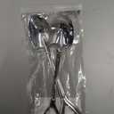 6 PCS 304 Stainless Steel Ice Cream/Dessert Spoons Set, 6.1 Inch Shovel Shape (pointed shovel-shaped)