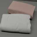 KeaBabies 2-Pack Organic Crib Sheets for Boys, Girls - 52x28 Fitted Crib Mattress Sheet Neutral, Breathable Jersey Cotton Cover for Baby Bed, Toddler Mattress, Soft & Cute Prints (Rose)