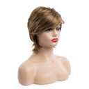 Short Blonde Bob Wigs for White Women Synthetic Hair Heat Resistant Daily Wear Party Cosplay Wigs