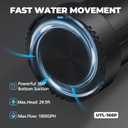 Submersible Water Pump 1/6 HP, 1850GPH Thermoplastic Sump Pump Basement Portable Electric Utility Water Pump Removal for Pool Draining Hot Tubs Garden Pool Cover Pond