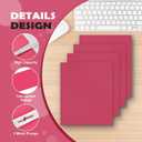 Folders with Pockets,IntoJoy 50 Pack Two Pocket Folders Business Card Holder Paper Folders with Prongs for School Office Filing Cabinet Resume Portfolio (Magenta)