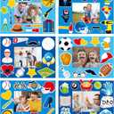 chiazllta 30 Packs Fathers Day Craft Kits for Kids Father's Picture Frame DIY Craft Art Fathers Day Party Decoration Favor Home Classroom Game Activities