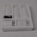 Rechargeable Flameless Candle, Flashing LED Pillar Real Wax Candle with Remote Control and Timer, Teardrop Wick, Clear Glass Electronic Candles, 1 Set of 5