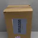 Simple Houseware Stackable Plastic Woven Basket Organizer, 6 Pack, 14.5" x 8.5" x 3.5", Black