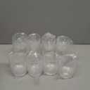 US Acrylic Classic Clear Plastic Reusable Drinking Glasses (Set of 8) 12oz Rocks & 16oz Water Cups | BPA-Free Tumblers, Made in USA | Top-Rack Dishwasher Safe