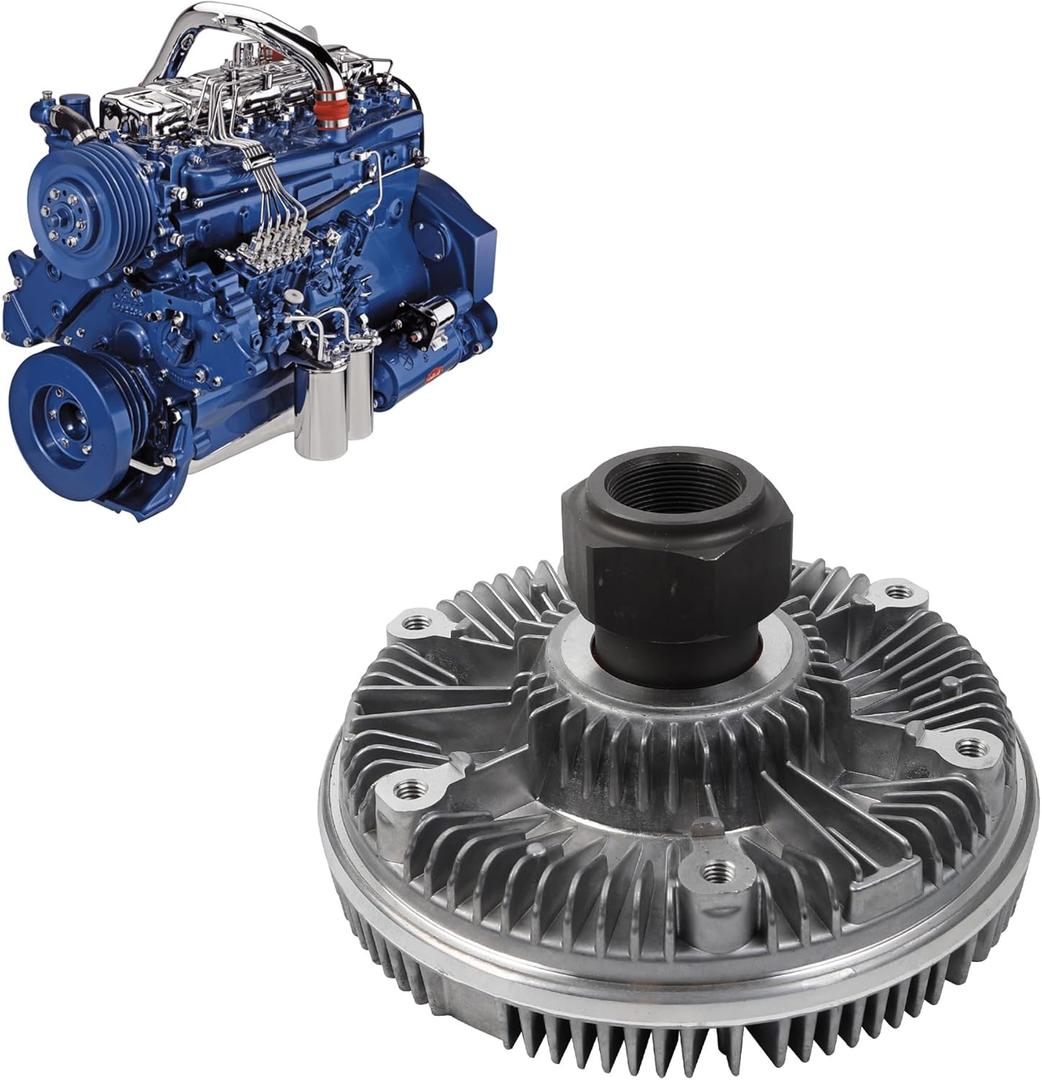 Dasbecan Engine Cooling Fan Clutch Compatible with International DT466E Diesel Engine Replace# 7203102 9902013 7C4Z8A616BA