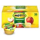 Mott's Applesauce, 4 Oz Cups, 36 Count, No Artificial Flavors, Good Source Of Vitamin C, Nutritious Option For The Whole Family (EXP 10/05/26)