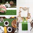 Artificial Grass Table Runners-13 x 36 Inches Faux Grass Table Runner for Golf Themed Party,Synthetic Turf Table Runner for Wedding Party, Birthday, Banquet, Baby Shower, Home Decor