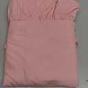 Pillow Cases Standard Size Set of 2, 20x26 Envelope Closure Pillowcase Pink Ruffle Pillow Cases, Soft Breathable and Non Shrinking Microfiber Ruffled Pillow Shams Scalloped Pillow Cases