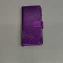 Varikke for Galaxy S23 Ultra Wallet Case Detachable with Card Holder for Women, Glitter PU Leather Strap Magnetic Flip Wallet Removable Phone Case Cover for Samsung Galaxy S23 Ultra 6.8", Dark Purple