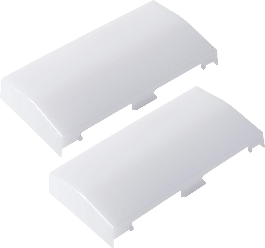 BlueStars 89108000 Bathroom Vent Fan Light Lens Cover Ultra-Durable Replacement - Compatible with Broan Nutone 763RLN 769RF VF705RCN VF707RCN 770F- 2 Packs