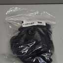 Herseas Women's Textured Bikini Sets Twist Front Top Swimsuits High Waisted Bathing Suits (Large, Black)