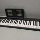 AiJoy 88-Key Portable Piano Keyboard with Semi-Weighted Keys Folding Piano, Built-in Speakers/MIDI, Long Battery Life Electric Keyboard Piano for Beginners
