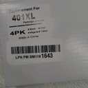 LC401XL High Yield Ink Cartridges Compatible for Brother LC401 XL Work with Brother MFC-J1010DW MFC-J1012DW MFC-J1170DW Printer (1 Black, 1 Cyan, 1 Magenta, 1 Yellow, 4 Pack)