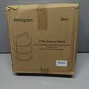 Aminigram 2 Pack Wooden Cupcake Stand, 3 Tier Large Cupcake Tower Stand 50 Cupcakes, Dessert Stand Cupcake Display Stand Cupcake Tower for Party, Wedding, Birthday, Halloween, Farmhouse Decor