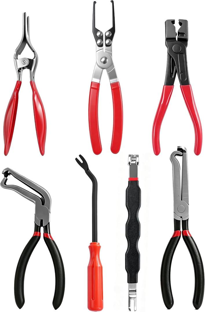 Electrical Disconnect Pliers 7 Pcs, 60 Angled Connector Removal Tool