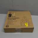 Brightown Bubble String Lights - 6.5ft 9 Counts Christmas Light Bulb, Traditional Multicolor Bubble Lights for Christmas Tree Holiday Celebrations Lighting, 7 Colors