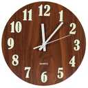 Blingbin Wall Clock, 12 Inch Glow in Dark Wall Clocks, Silent Non Ticking Wall Clocks Battery Operated, Night Light Wall Clock for Bedroom Living Room Kitchen Office Decor