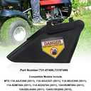 Lawn Mower 731-07486 Side Discharge Chute for Most 21" Hand Pushed Lawn Mower Compatible with Craftsman Columbia Huskee Troy Bilt Yard-Man MTD TB110, TB130, TB220, TB230 & 11A, 12A Series Mowers