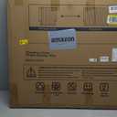 Cumbor Expandable 31.6-48" Baby Gate for Stairs, Wall-Mounted, 2-in-1 No Bottom Bar Dog Gate Indoor, Pet Gate for Doorways with Large Walk Thru Door, Child-Proof Safety Gate for Kids (Black)