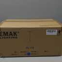 Emak Modern 7 Inch Globe Pendant Lights, Industrial Gold Pendant Light Fixtures, 1-Light Hanging Lights with Clear Glass Shade for Kitchen Island, Bedroom, Bathroom, Dining Room, Hallway, PL119-GD