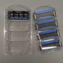 Premium 5-Blade Razor Refills  Compatible with Most 5-Blade Handles  Smooth Shaving  12 Pack