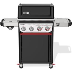Weber Spirit EP-435 Liquid Propane Gas Grill for Outdoor Cooking, 4 Burners and 1 Side Burner, Black