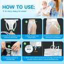 Catheter for Men, Urine Collection Bag for Elderly Men Male Age 80, Reusable Portable Silicone Urinal with 2 Bags (White-Elderly Men)