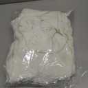 LiveGo Armless Accent Chair Cover Slipcover,Slipper Chair Stretch Spandex Removable for Armless Chair Furniture Protector for Living Dining Room Hotel (White)