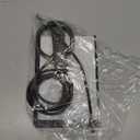 4-Digit Combination Cable Lock with 3 Steel Cables (9"/24"/47") - Secure Reset Only with Current Code - for Bike, Luggage, Gate, Shed, Cabinet - Gun Grey, 1 Pack