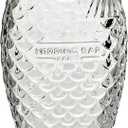 Glass Water Pitcher | Fish & Fish glassware by Paola Navone | Wine Carafe Decanter 28.74 fl oz | Clear Bottle Container for hot and cold Drinks | Beverage Dispenser for Fridge | Suitable as Vase