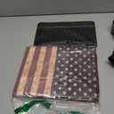 VIKESI Keyboard Case for iPad (A16,2025) 11th Generation/iPad 10th Generation Case (10.9" 2022),Premium Leather Smart Cover,Built-in Breathing Light,Function Row,Pencil Holder,Card Slots - US Flag