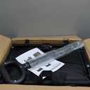 Collapsible Folding Wagon, 350lb Weight Capacity Collapsible Wagon with All-Terrain Wheels, Cup Holders and Adjustable Handle Utility Wagon, for Grocery Camping Garden Sports Shopping, Black (100L)